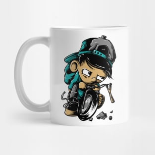 kid bycicle Mug